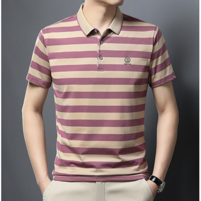 Pink Stripe - Premium Polo Shirt